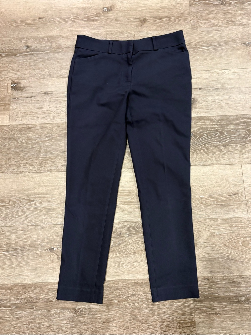 LOFT Navy Slim Ankle Dress Pants
